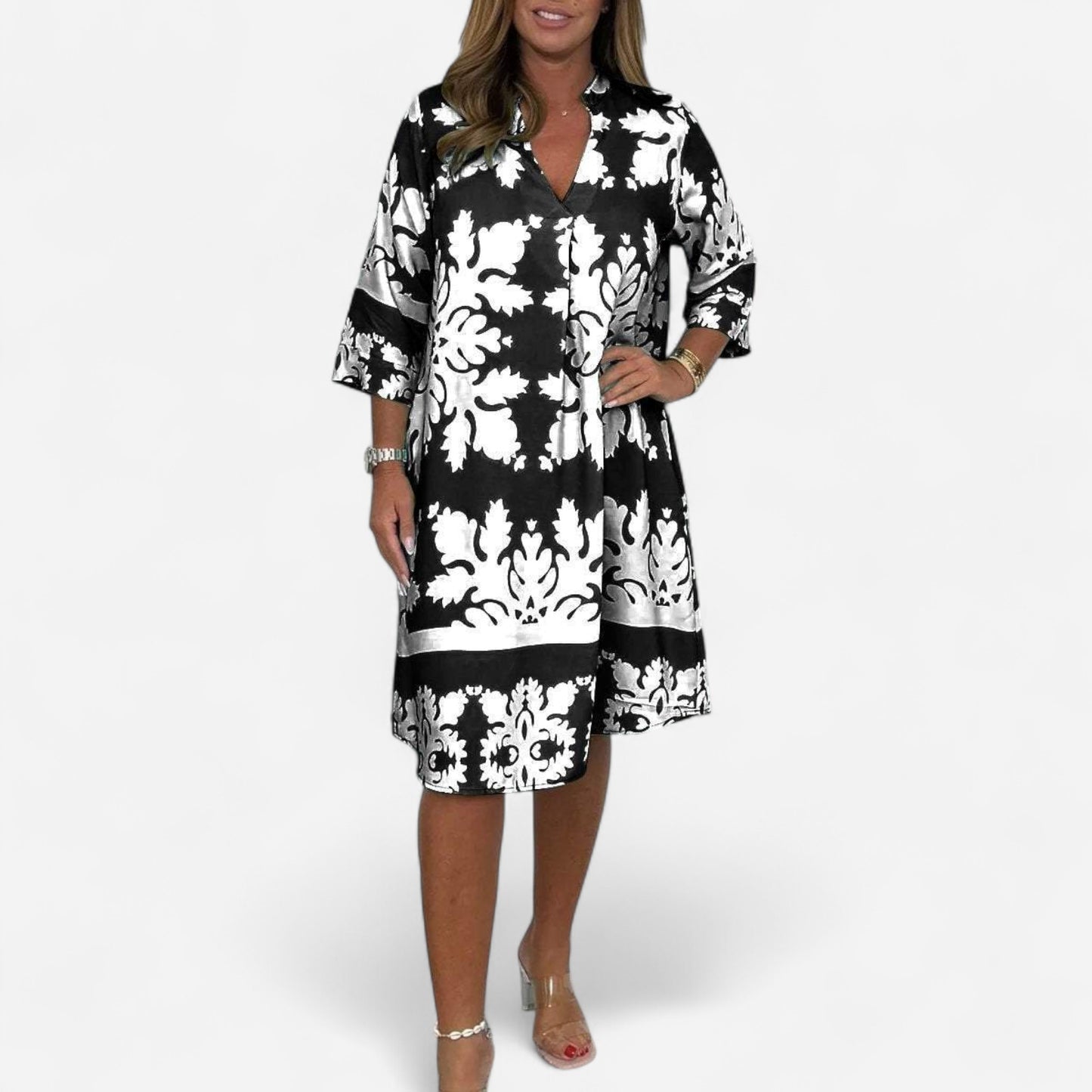 Elsa - Robe de Printemps Éclatante pour Élégance et Confort