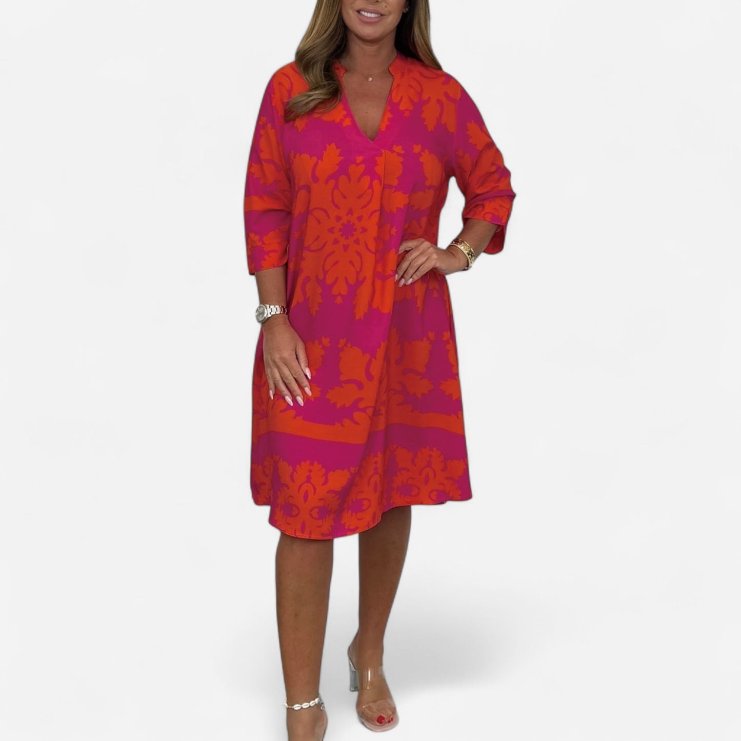 Elsa - Robe de Printemps Éclatante pour Élégance et Confort
