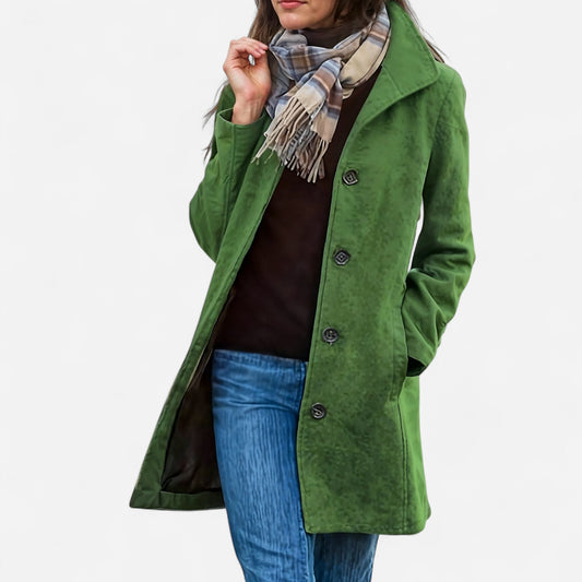 Manteau en Laine Classique - Coupe Ajustée, Style Intemporel