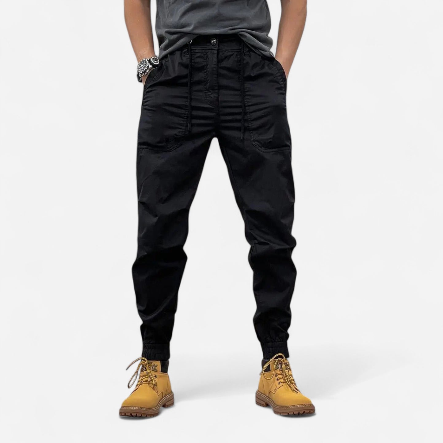 Marco - Pantalon Cargo Extensible avec Poches Pratiques et Élégantes