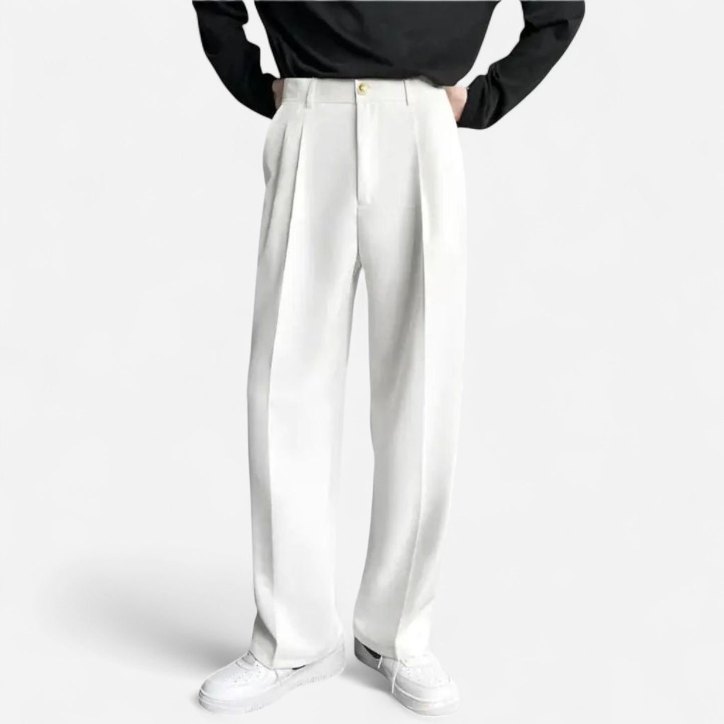 Pantalons Minimalistes Old Money - Élégance et Confort Sophistiqué