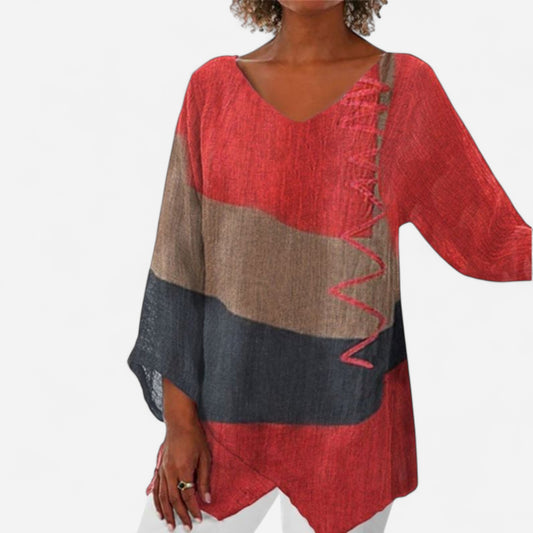 Elayne - Blouse Élégante pour Femmes en Tissus de Qualité