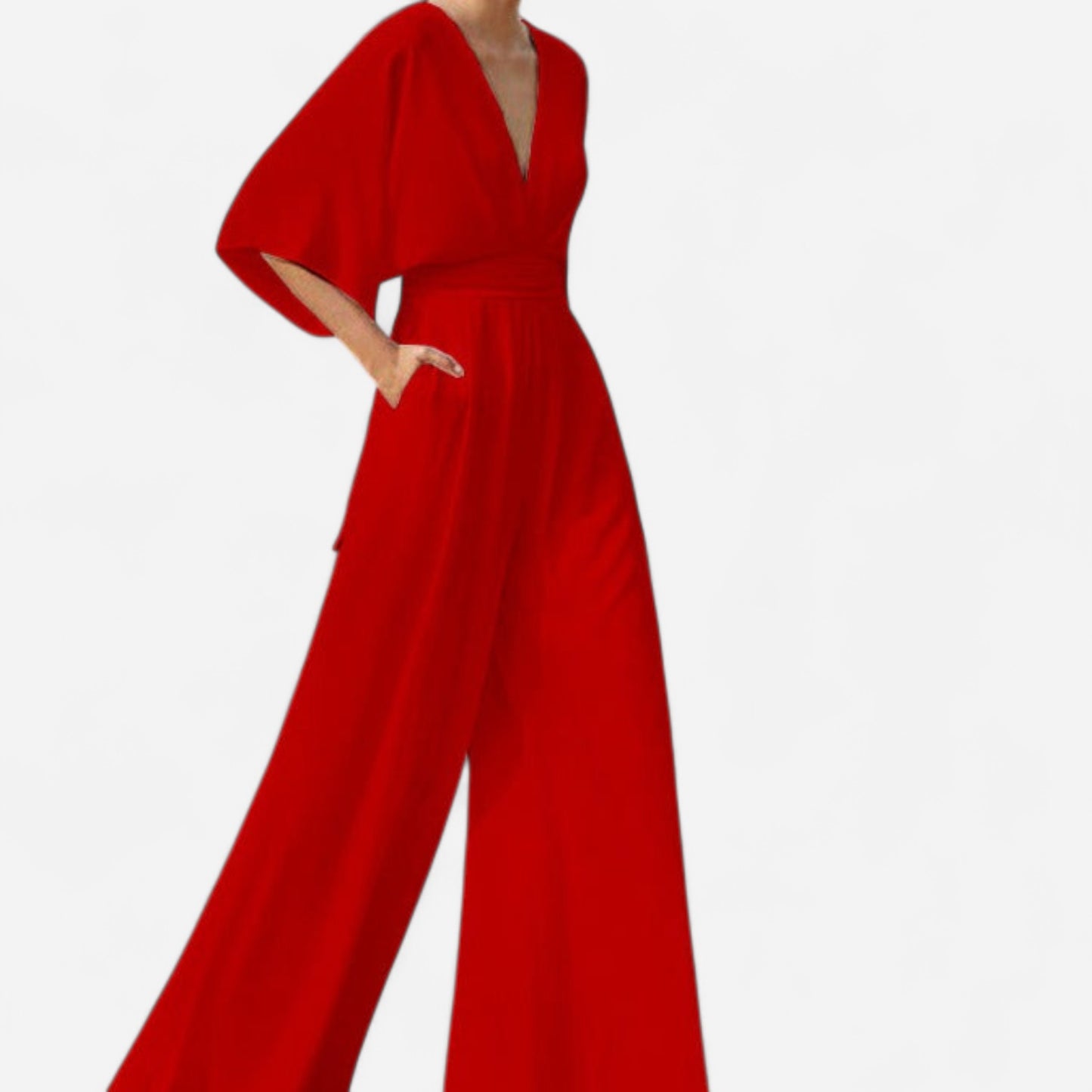 Lena - Combinaison élégante à décolleté en V pour un style chic