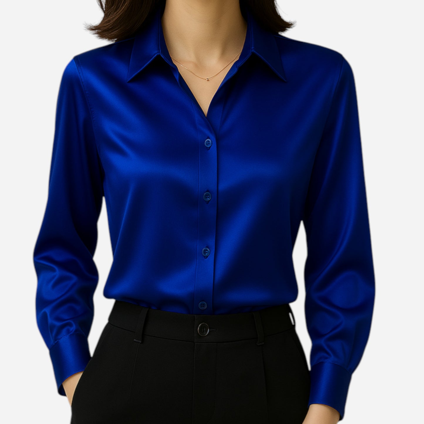 Elvire Satin Blouse - Élégance et Confort en Satin Premium