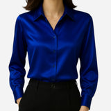 Elvire Satin Blouse - Élégance et Confort en Satin Premium