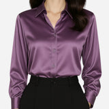 Elvire Satin Blouse - Élégance et Confort en Satin Premium