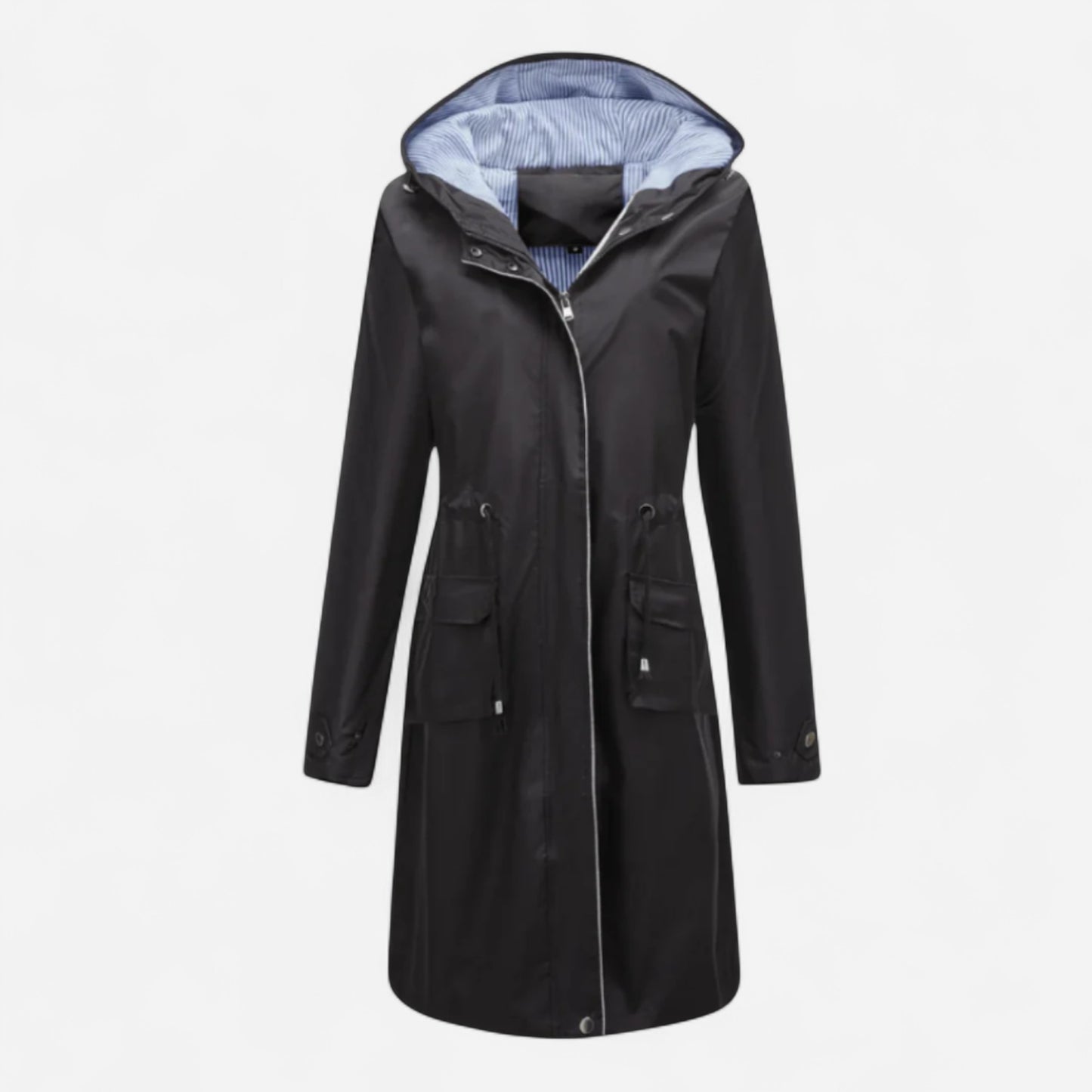 Veste de Pluie Imperméable - Légère, Résistante au Vent, Ajustable