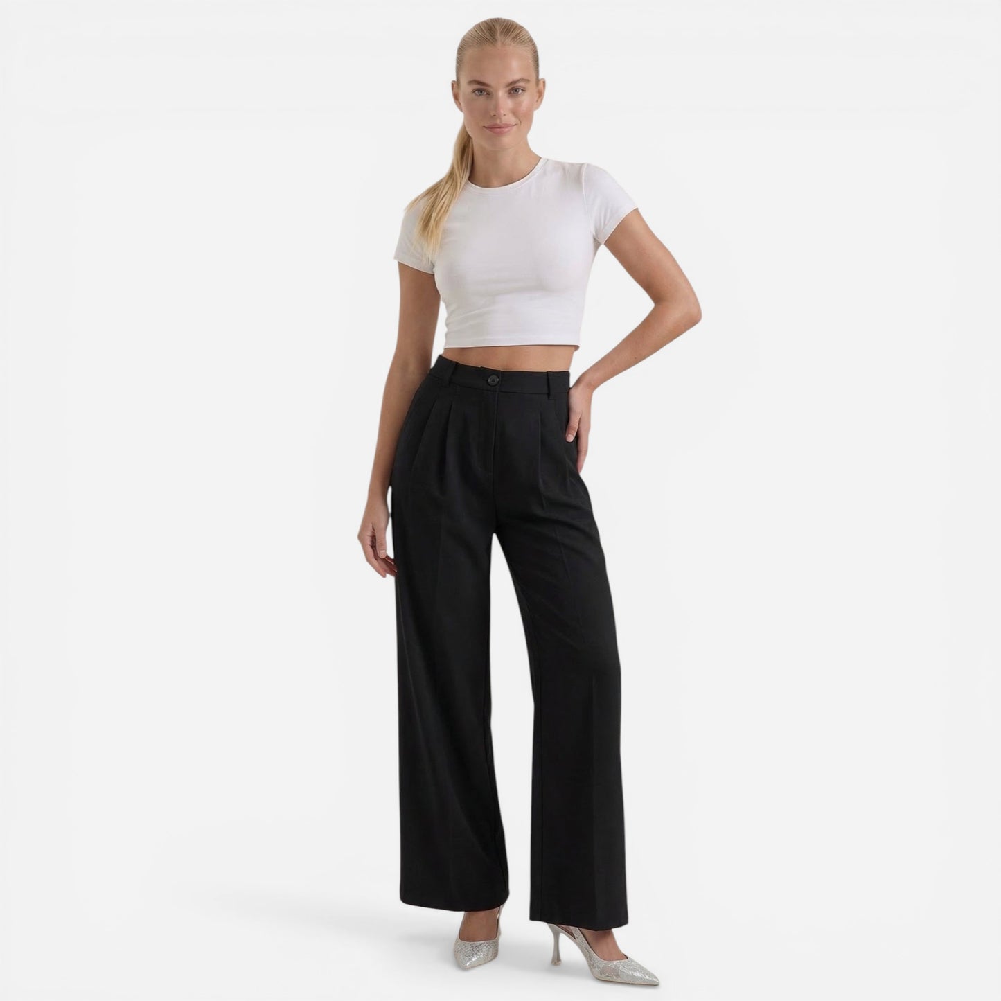 Pantalon large Rebecca pour bureau - Élégance et confort au travail