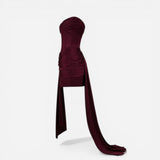 Robe de soirée élégante courte pour femmes - Valerios Fashion