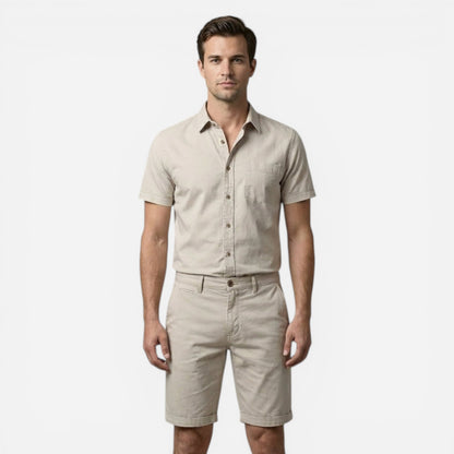 Shorts en coton pour hommes avec poches pratiques - Confort et style