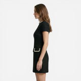 Robe Mini Femme Bronwen avec Détails en Perles et Poches
