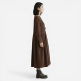 Robe Midi Élégante en Coton pour Femme - Casual Chic Valerio
