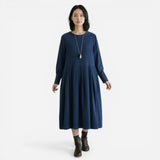 Robe Midi Élégante en Coton pour Femme - Casual Chic Valerio