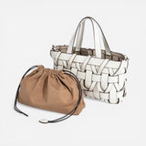 Sac à main tissé Camille - Élégance et praticité au quotidien