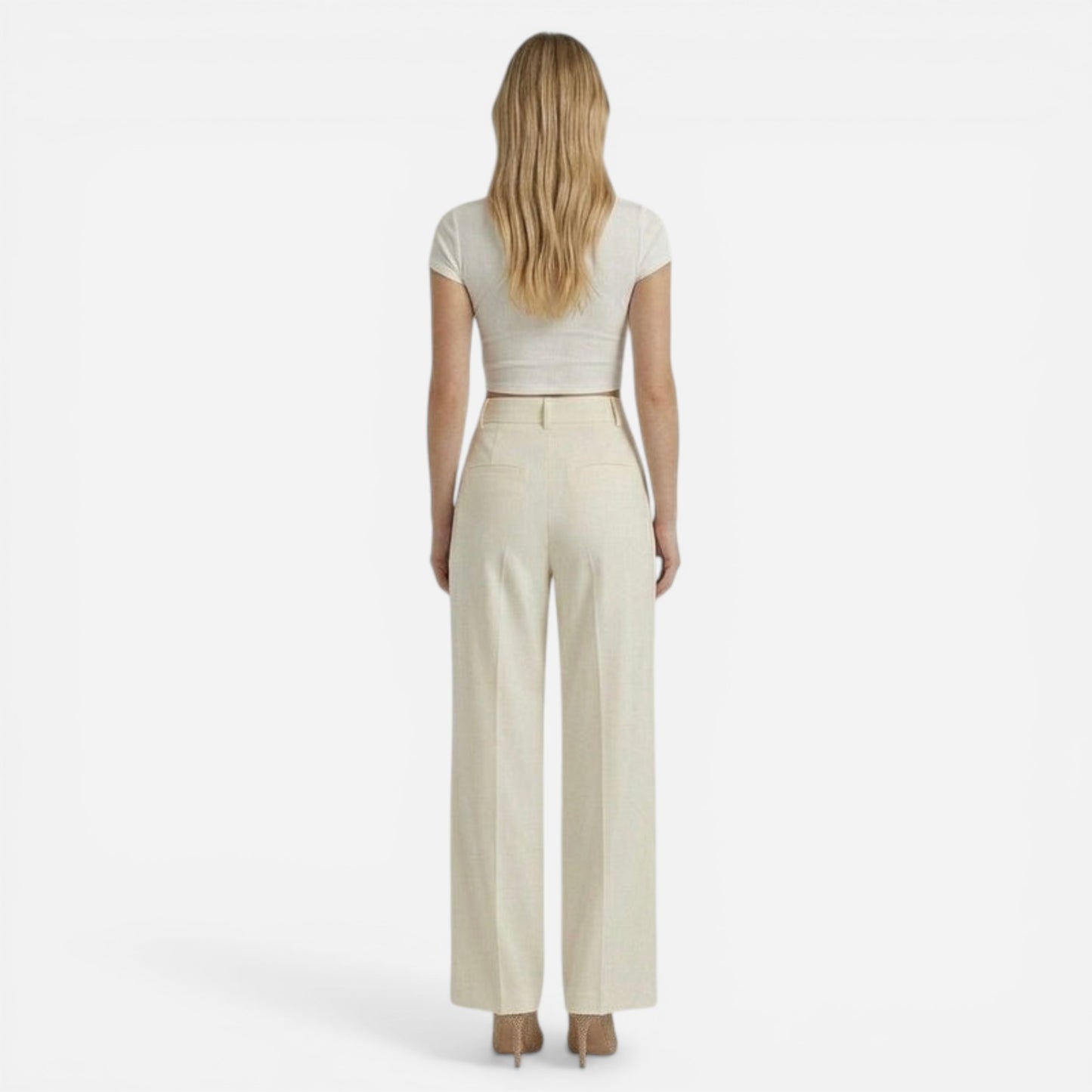 Pantalons Évasés Élégants pour Femmes - Taille Haute Chic Casual