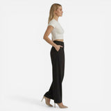 Pantalons Évasés Élégants pour Femmes - Taille Haute Chic Casual