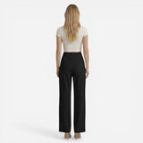 Pantalons Évasés Élégants pour Femmes - Taille Haute Chic Casual
