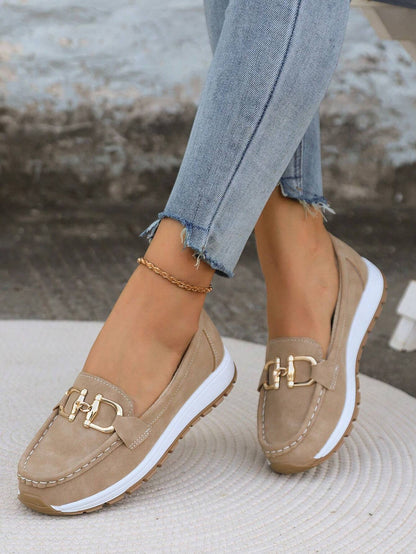 Ellie - Mocassins à Boucle Plate Élégants et Confortables