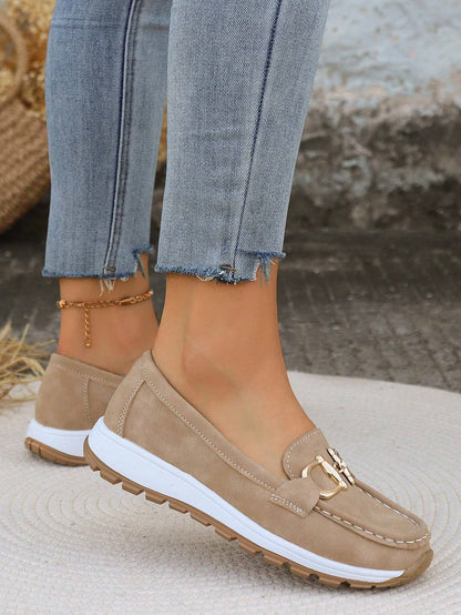 Ellie - Mocassins à Boucle Plate Élégants et Confortables