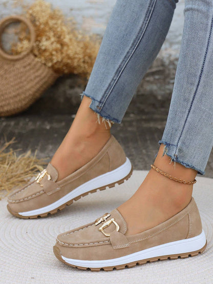 Ellie - Mocassins à Boucle Plate Élégants et Confortables