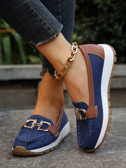 Ellie - Mocassins à Boucle Plate Élégants et Confortables