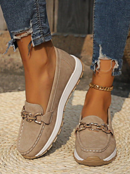 Ellie - Mocassins à Boucle Plate Élégants et Confortables