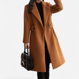 Manteau en Laine Mélangée Classique - Élégance et Confort Hiver