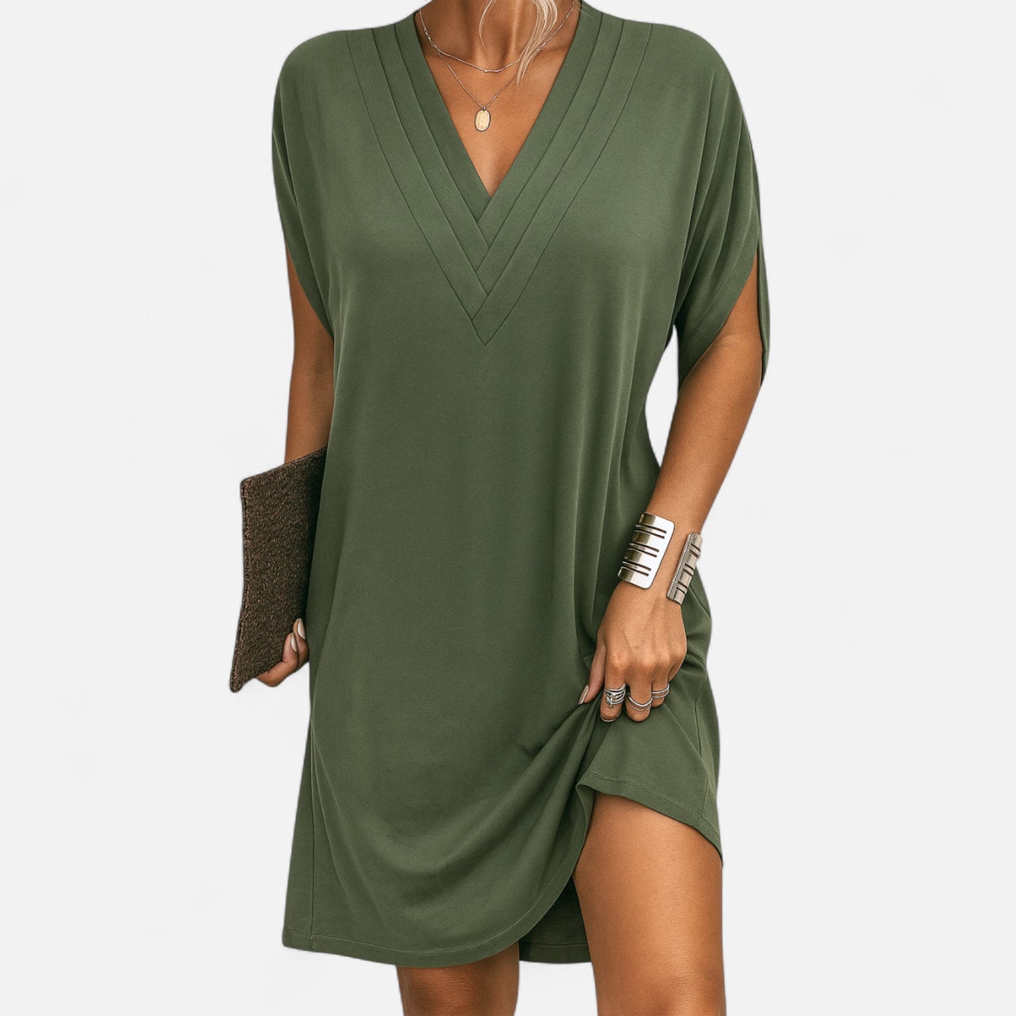 Saraya - Robe Élégante Flatteuse pour Toutes Occasions