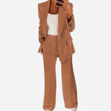 Blazer et Pantalon Élégants pour Femme - Bureau et Événements