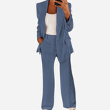 Blazer et Pantalon Élégants pour Femme - Bureau et Événements