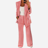 Blazer et Pantalon Élégants pour Femme - Bureau et Événements