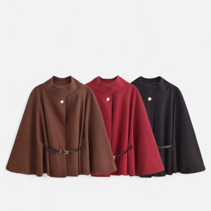Tania - Élégant Cape en Laine pour Femmes, Chic et Confortable
