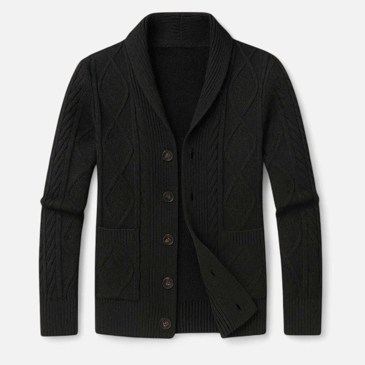 Cardigan en Cachemire pour Homme - 100% Pur, Élégance et Confort