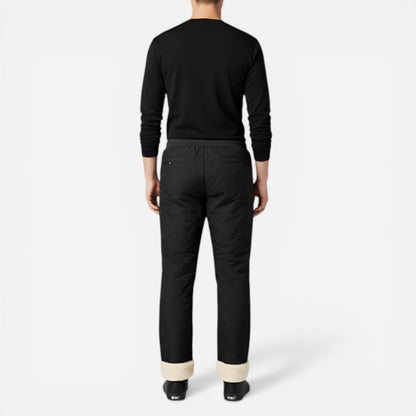 Pantalons de jogging pour hommes, doublure en polaire, taille élastique