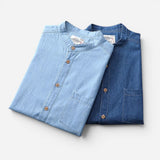 Chemise en denim coton Bowen - Élégance et confort intemporel