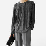 Chemise à manches longues en denim usé Veil - Élégance décontractée et confort optimal