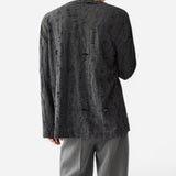 Chemise à manches longues en denim usé Veil - Élégance décontractée et confort optimal