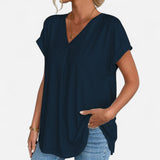 Estella - T-shirt unisexe à manches courtes en patchwork élégant
