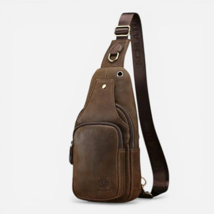 Sac à bandoulière en cuir essentiel - Élégance et durabilité