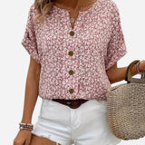 Blouse d'été en coton floral pour toutes les occasions