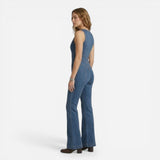 Combinaison en Jean Femme Élégante et Moderne - Ajustée