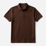 Polo en Maille Texturée Ashby - Élégance et Confort Durable