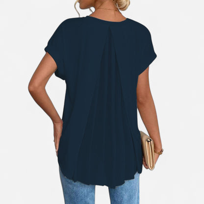 Estella - T-shirt unisexe à manches courtes en patchwork élégant