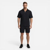 Ensemble d'été pour homme : polo à manches courtes et bermuda assorti