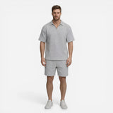 Ensemble d'été pour homme : polo à manches courtes et bermuda assorti