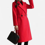 Manteau en Laine Mélangée Classique - Élégance et Confort Hiver