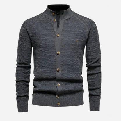 Cardigan en Cachemire pour Homme - 100% Laine Pure, Élégance et Confort