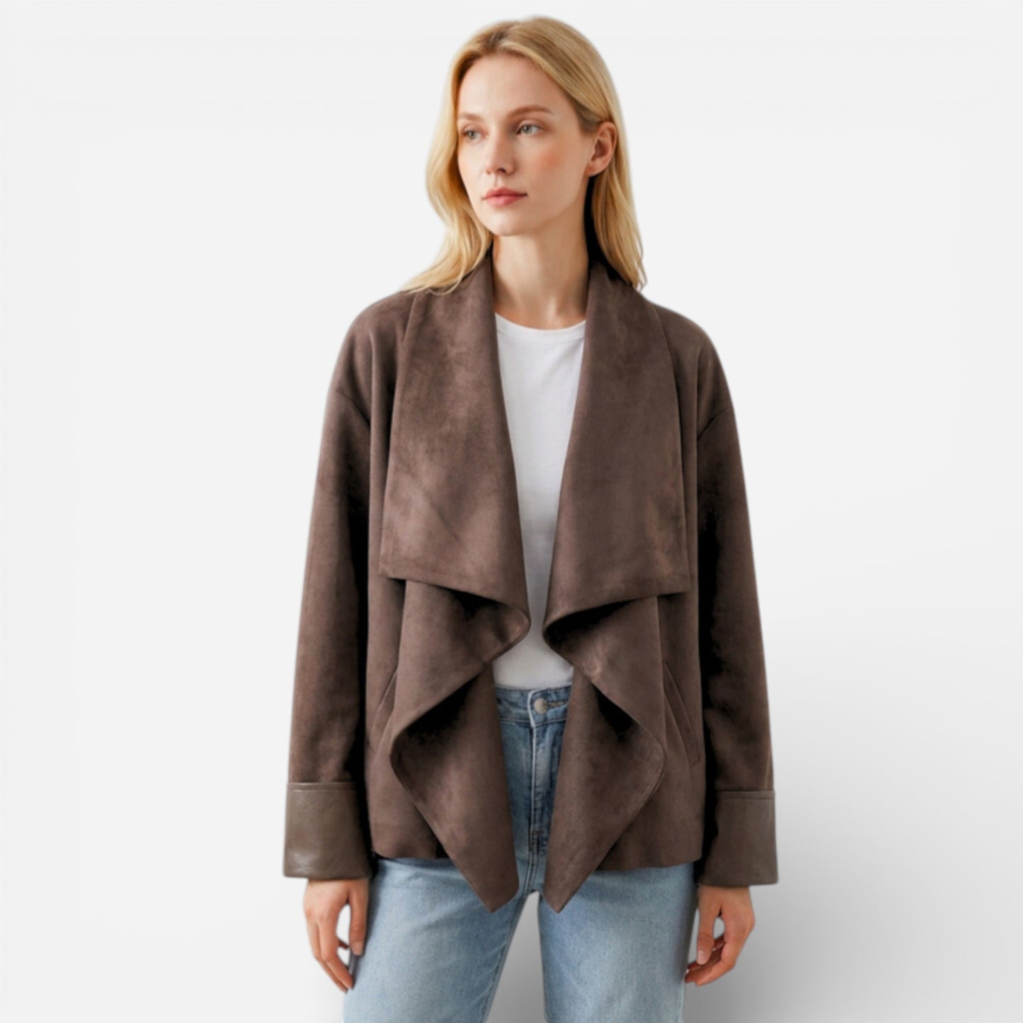 L’Vara - Veste en Suède Élégante pour un Style Unique