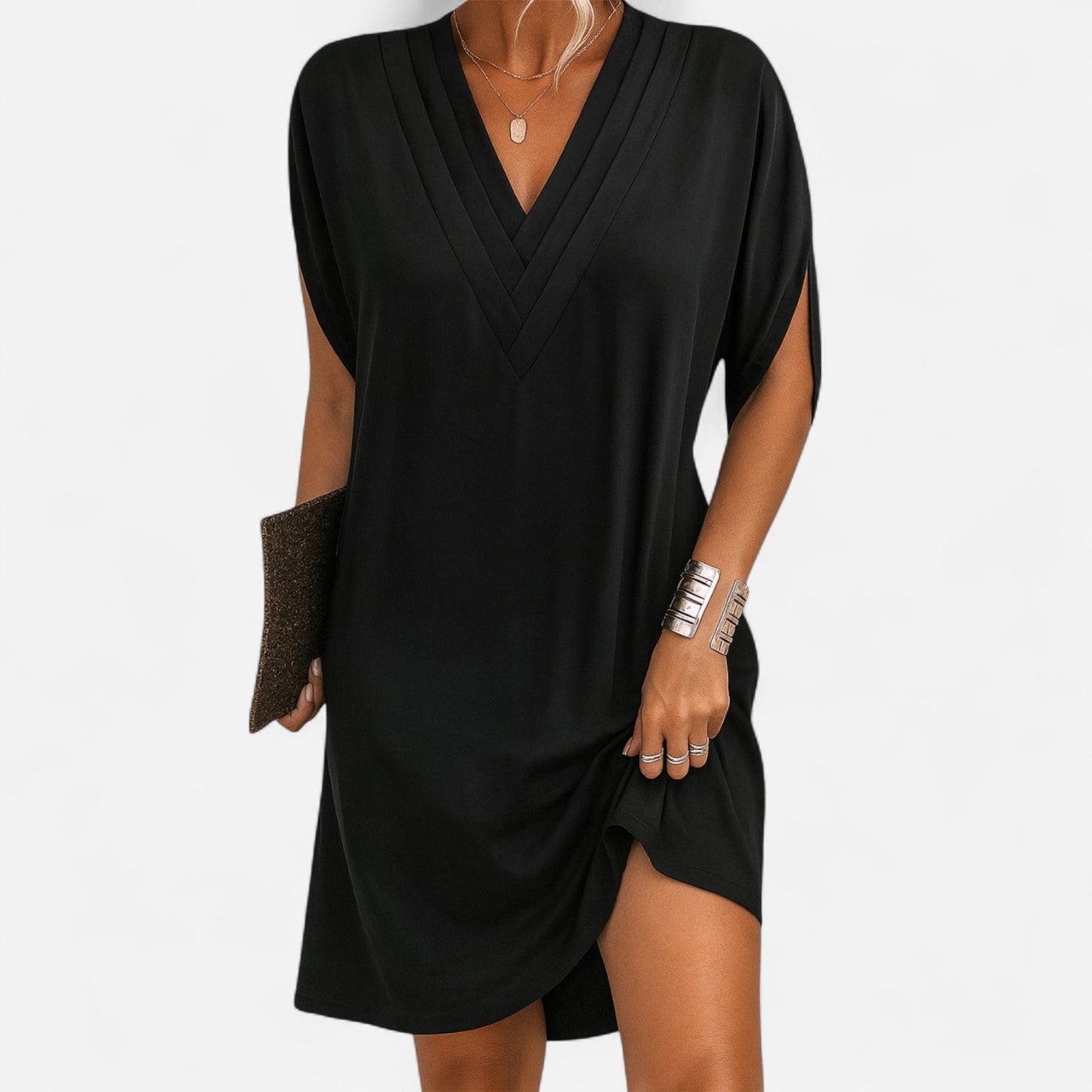 Saraya - Robe Élégante Flatteuse pour Toutes Occasions