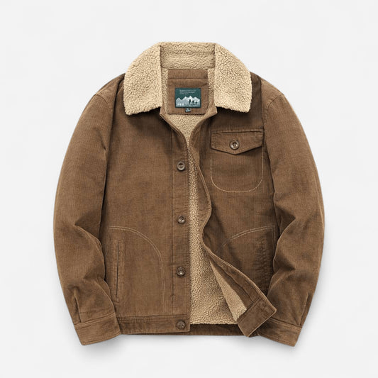 Veste en velours côtelé pour homme - Douillette et durable, style classique